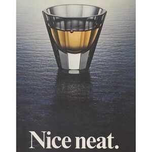 1969 Calvert Extra Whiskey‎ Vintage Print Ad Mid Century Bar Lounge Decor